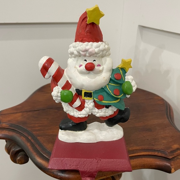 The cutest santa and snowman stocking holders vintage style - Picture 13 of 14